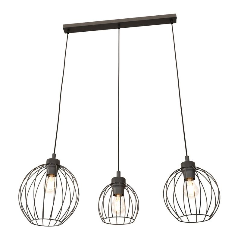 Emibig Lighting Taklampa NANDO 3 BL