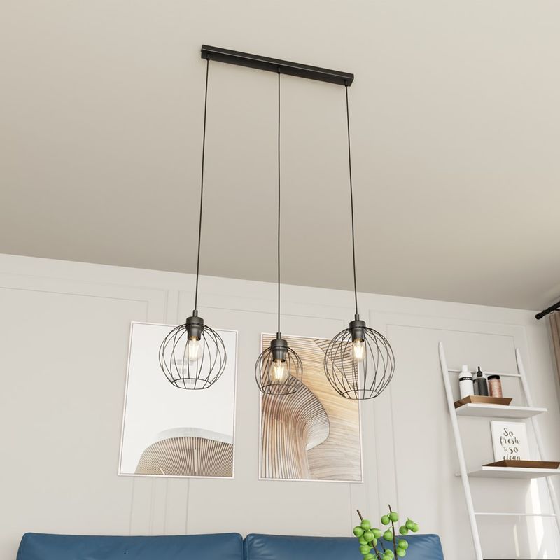 Emibig Lighting Taklampa NANDO 3 BL