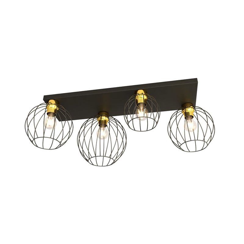 Emibig Lighting Taklampa NEST 4 BL GULD