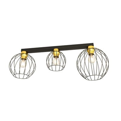 Emibig Lighting Taklampa NEST 3 BL GULD
