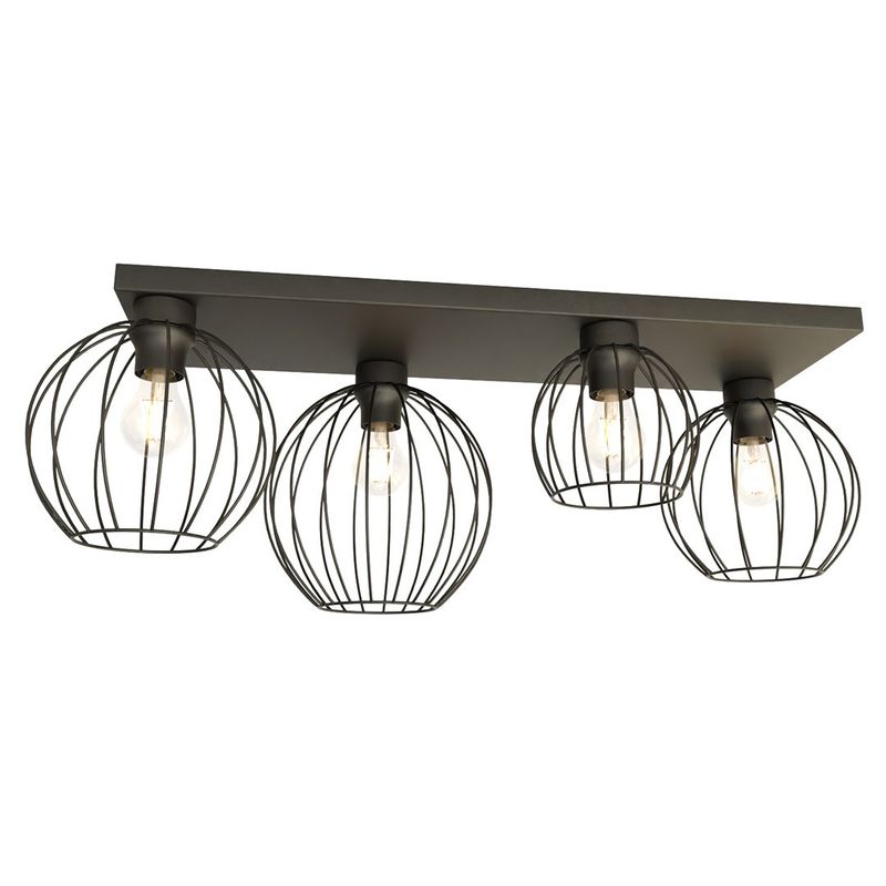 Emibig Lighting Taklampa NEST 4 BL