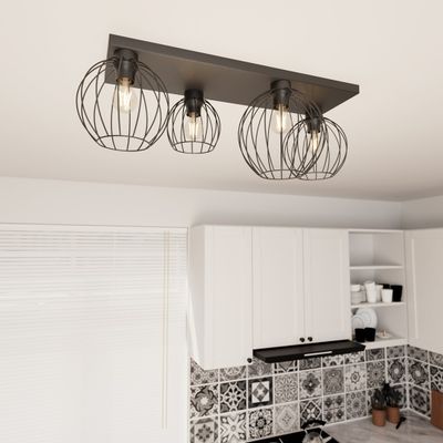 Emibig Lighting Taklampa NEST 4 BL