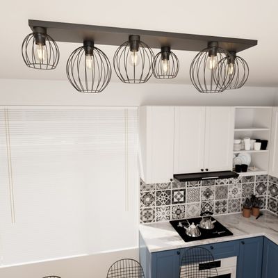 Emibig Lighting Taklampa NEST 6 BL
