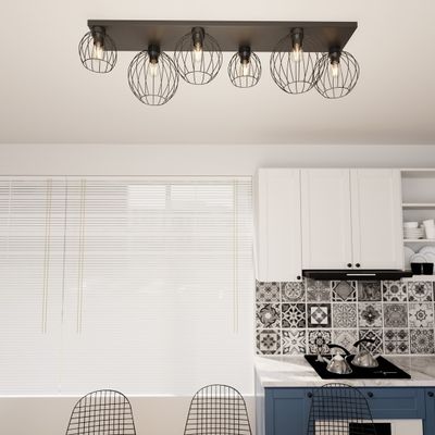 Emibig Lighting Taklampa NEST 6 BL