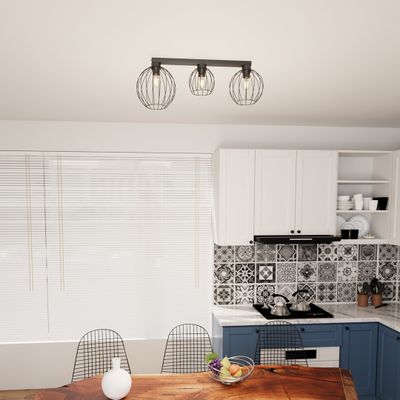 Emibig Lighting Taklampa NEST 3 BL