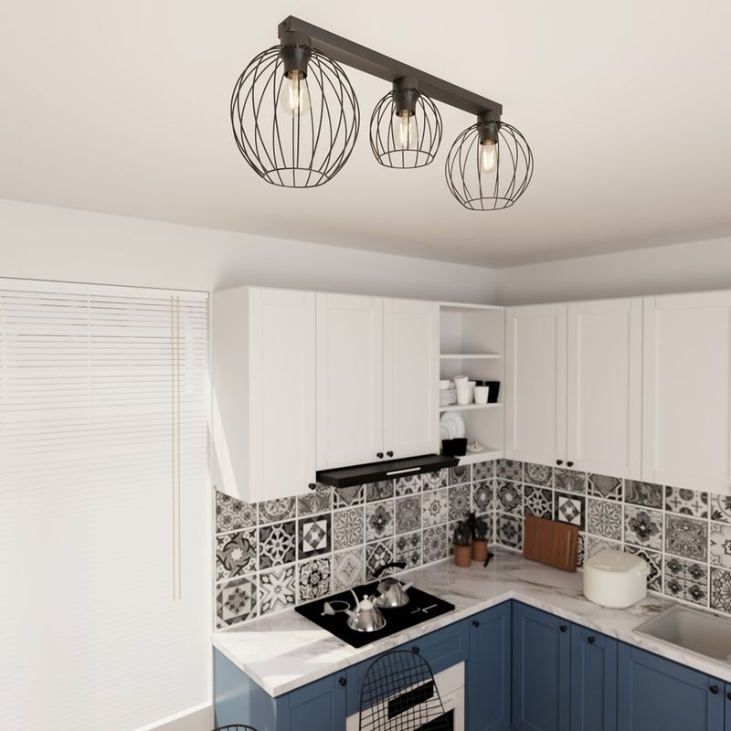 Emibig Lighting Taklampa NEST 3 BL