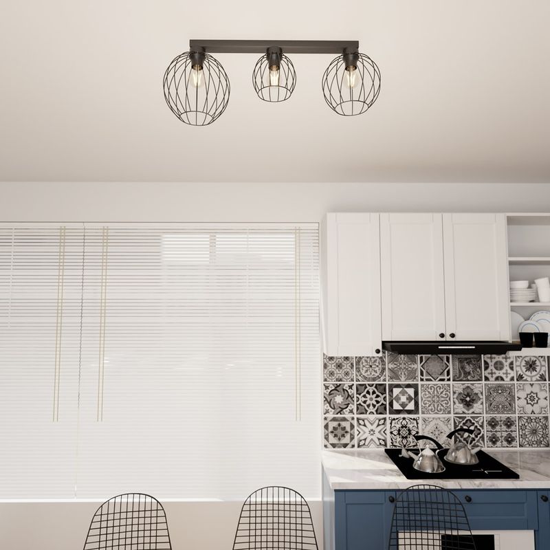 Emibig Lighting Taklampa NEST 3 BL