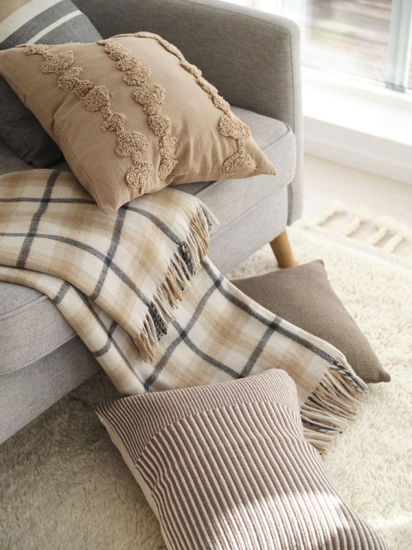 Svanefors Tyra Kuddfodral Nougat 40x60 cm