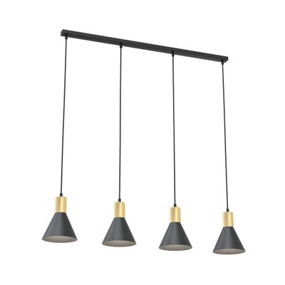 Emibig Lighting Taklampa ROSA 4 BL