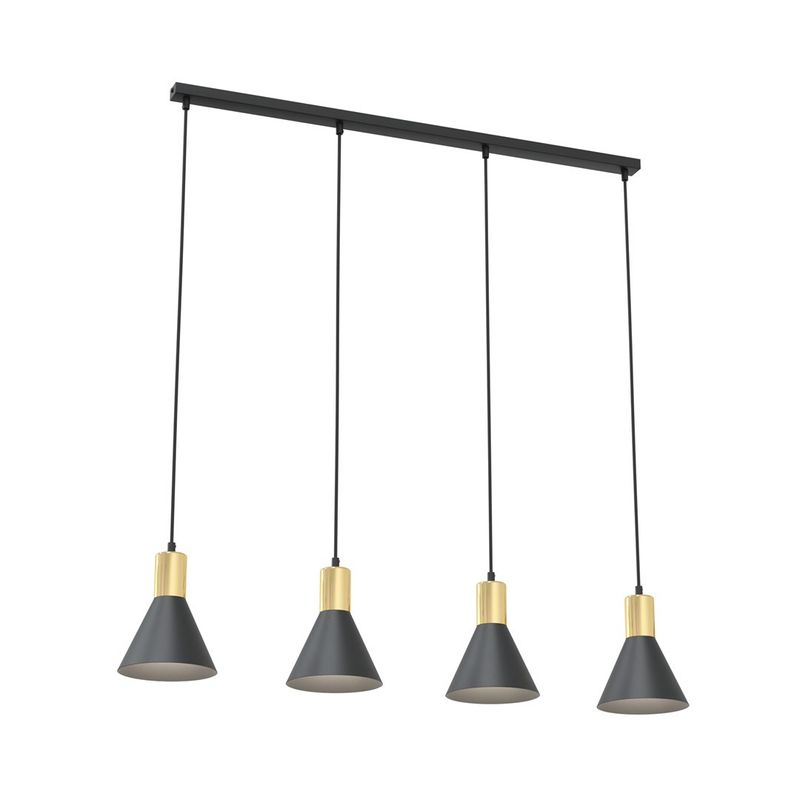 Emibig Lighting Taklampa ROSA 4 BL