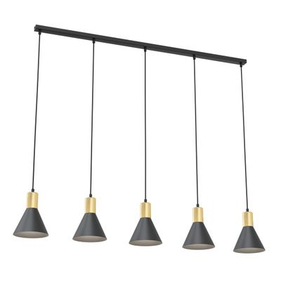 Emibig Lighting Taklampa ROSA 5 BL