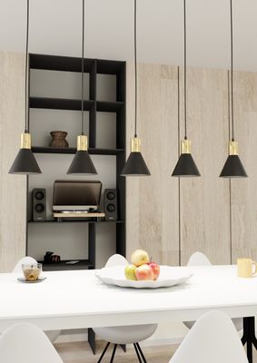 Emibig Lighting Taklampa ROSA 5 BL