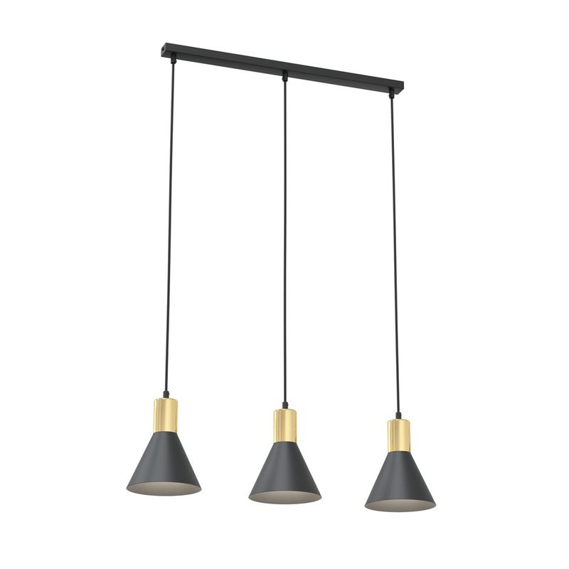 Emibig Lighting Taklampa ROSA 3 BL