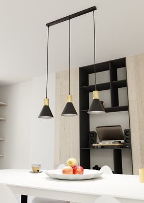 Emibig Lighting Taklampa ROSA 3 BL