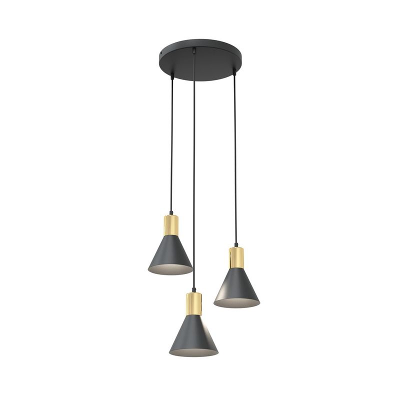 Emibig Lighting Taklampa ROSA 3 PREM BL