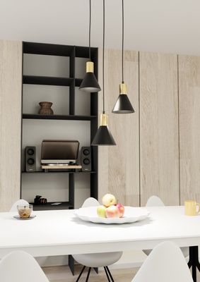 Emibig Lighting Taklampa ROSA 3 PREM BL