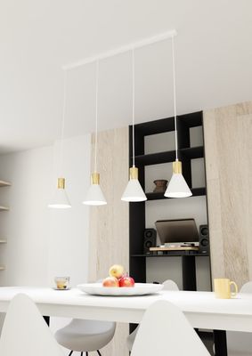 Emibig Lighting Taklampa ROSA 4 WH