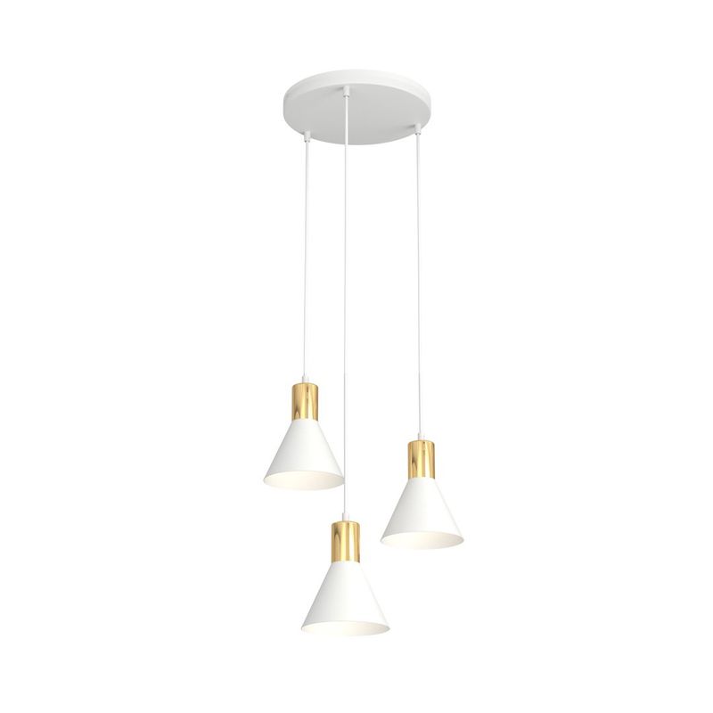Emibig Lighting Taklampa ROSA 3 PREM VIT