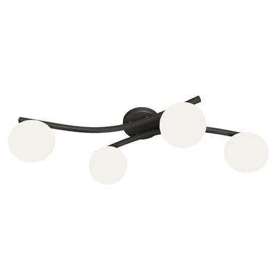 Emibig Lighting Taklampa OPUS 4 BL OPAL