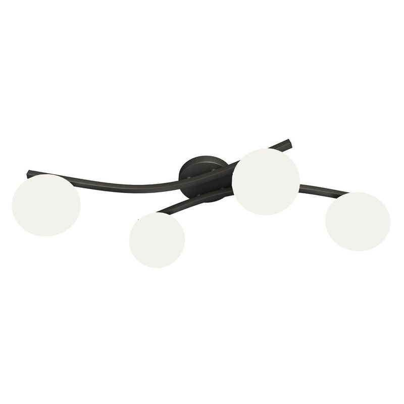 Emibig Lighting Taklampa OPUS 4 BL OPAL