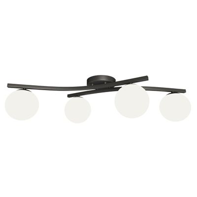Emibig Lighting Taklampa OPUS 4 BL OPAL