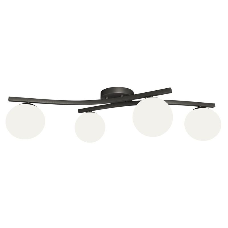 Emibig Lighting Taklampa OPUS 4 BL OPAL