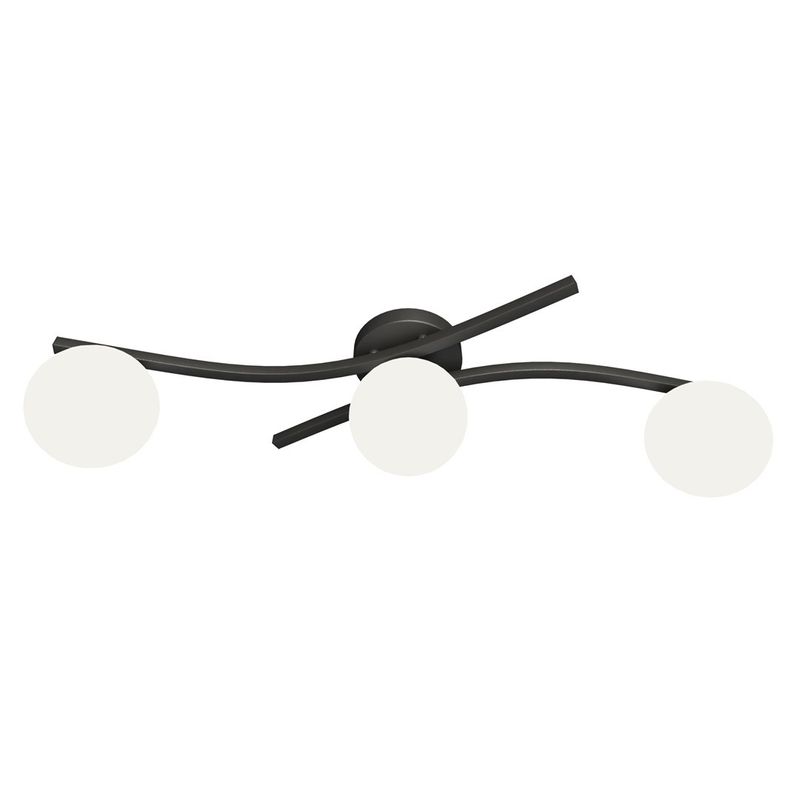 Emibig Lighting Taklampa OPUS 3 BL OPAL
