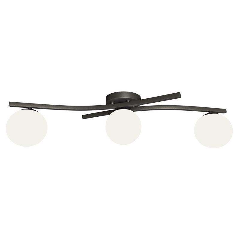 Emibig Lighting Taklampa OPUS 3 BL OPAL