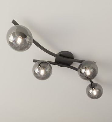 Emibig Lighting Taklampa OPUS 4 BL GRAFIT