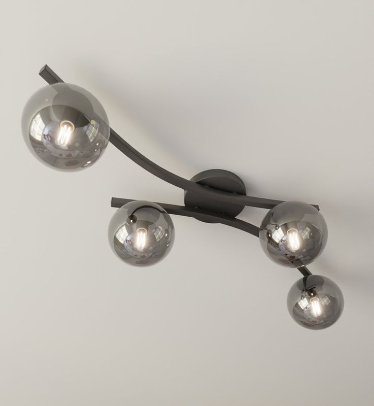 Emibig Lighting Taklampa OPUS 4 BL GRAFIT