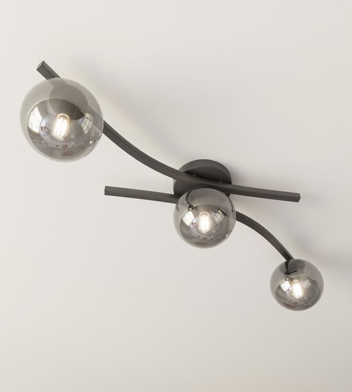 Emibig Lighting Taklampa OPUS 3 BL GRAFIT