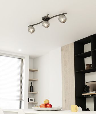 Emibig Lighting Taklampa OPUS 3 BL GRAFIT