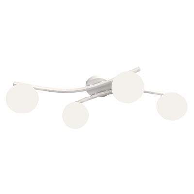 Emibig Lighting Taklampa OPUS 4 WH OPAL