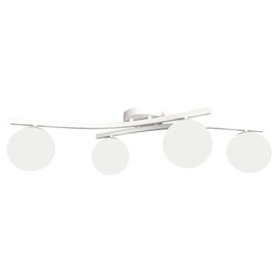 Emibig Lighting Taklampa OPUS 4 WH OPAL