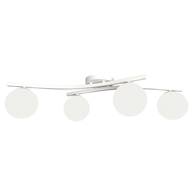 Emibig Lighting Taklampa OPUS 4 WH OPAL