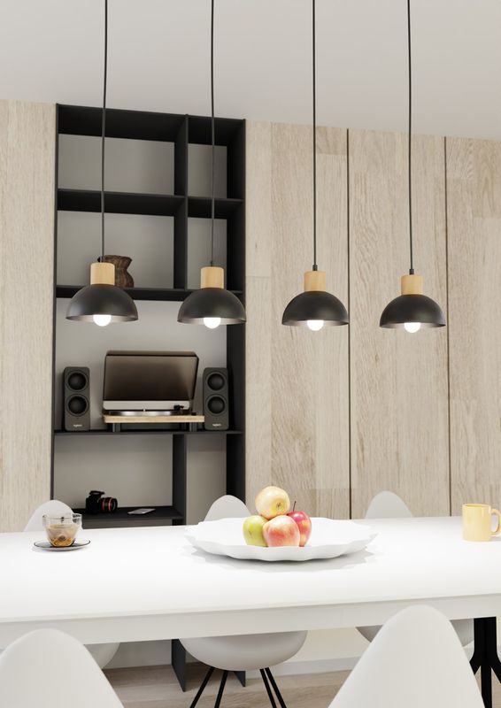 Emibig Lighting Taklampa SECO 4 BL