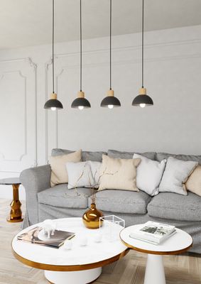Emibig Lighting Taklampa SECO 4 BL