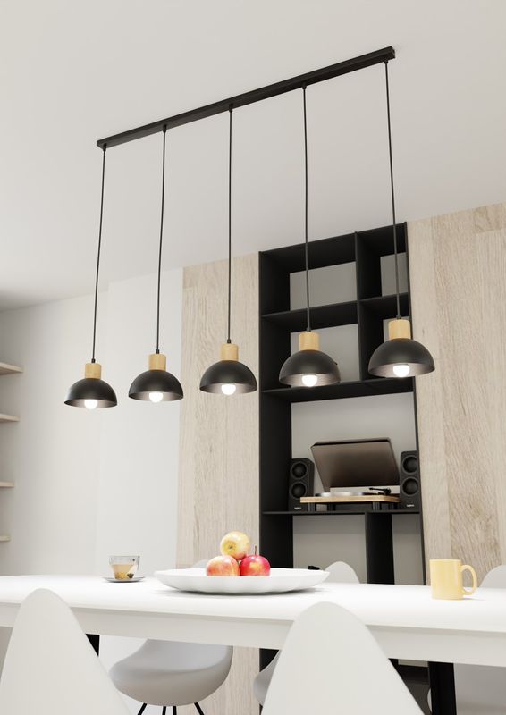 Emibig Lighting Taklampa SECO 5 BL