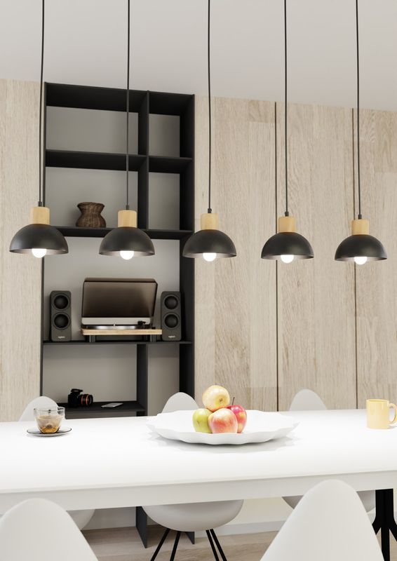 Emibig Lighting Taklampa SECO 5 BL