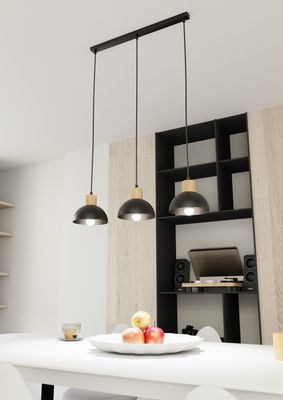 Emibig Lighting Taklampa SECO 3 BL