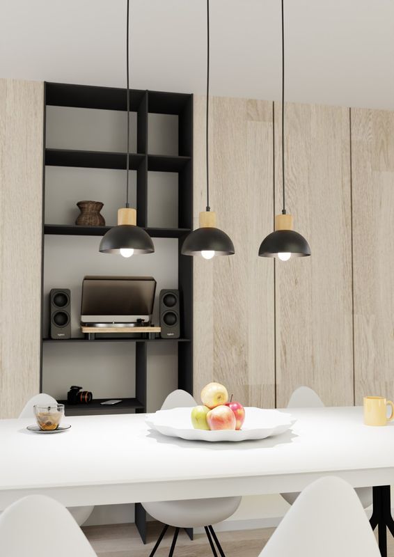 Emibig Lighting Taklampa SECO 3 BL
