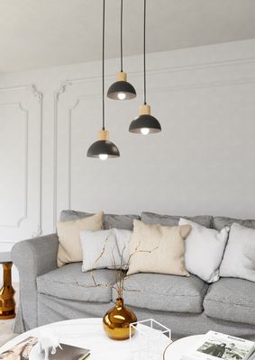 Emibig Lighting Taklampa SECO 3 PREM BL