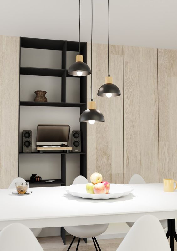 Emibig Lighting Taklampa SECO 3 PREM BL