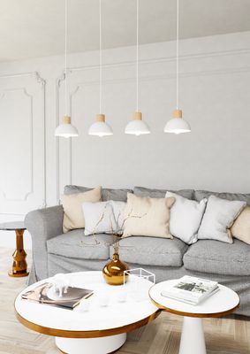 Emibig Lighting Taklampa SECO 4 WH