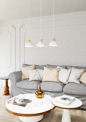 Emibig Lighting Taklampa SECO 3 WH