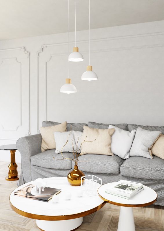 Emibig Lighting Taklampa SECO 3 PREM WH