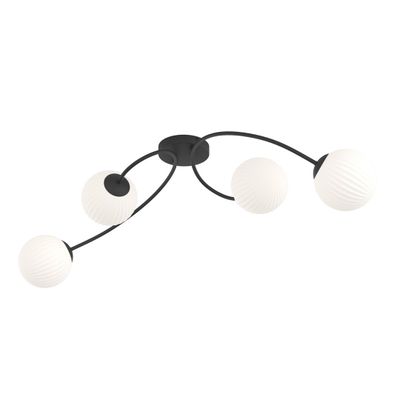 Emibig Lighting Taklampa VIBRA 4 BL OPAL