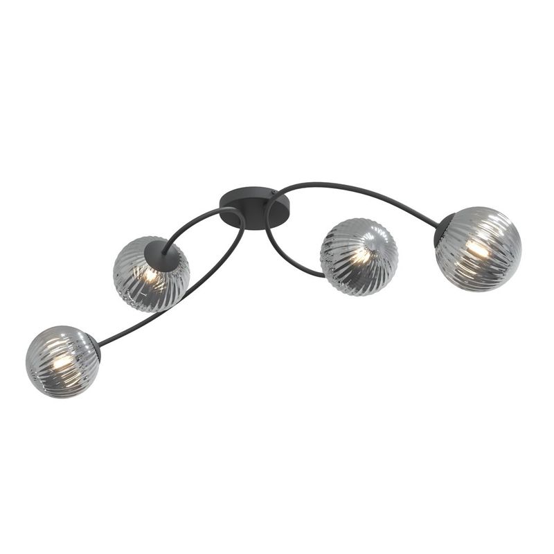 Emibig Lighting Taklampa VIBRA 4 BL GRAFIT