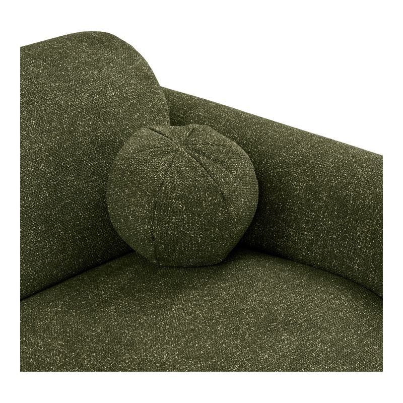 House Nordic Clyde Loungesoffa - Loungesoffa med två dynor, vänstervänd, olivgrön