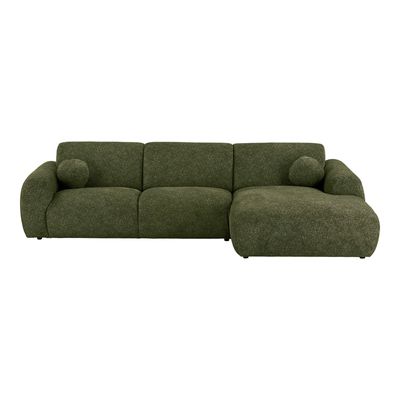 House Nordic Clyde Loungesoffa - Högerställd, Olivgrön